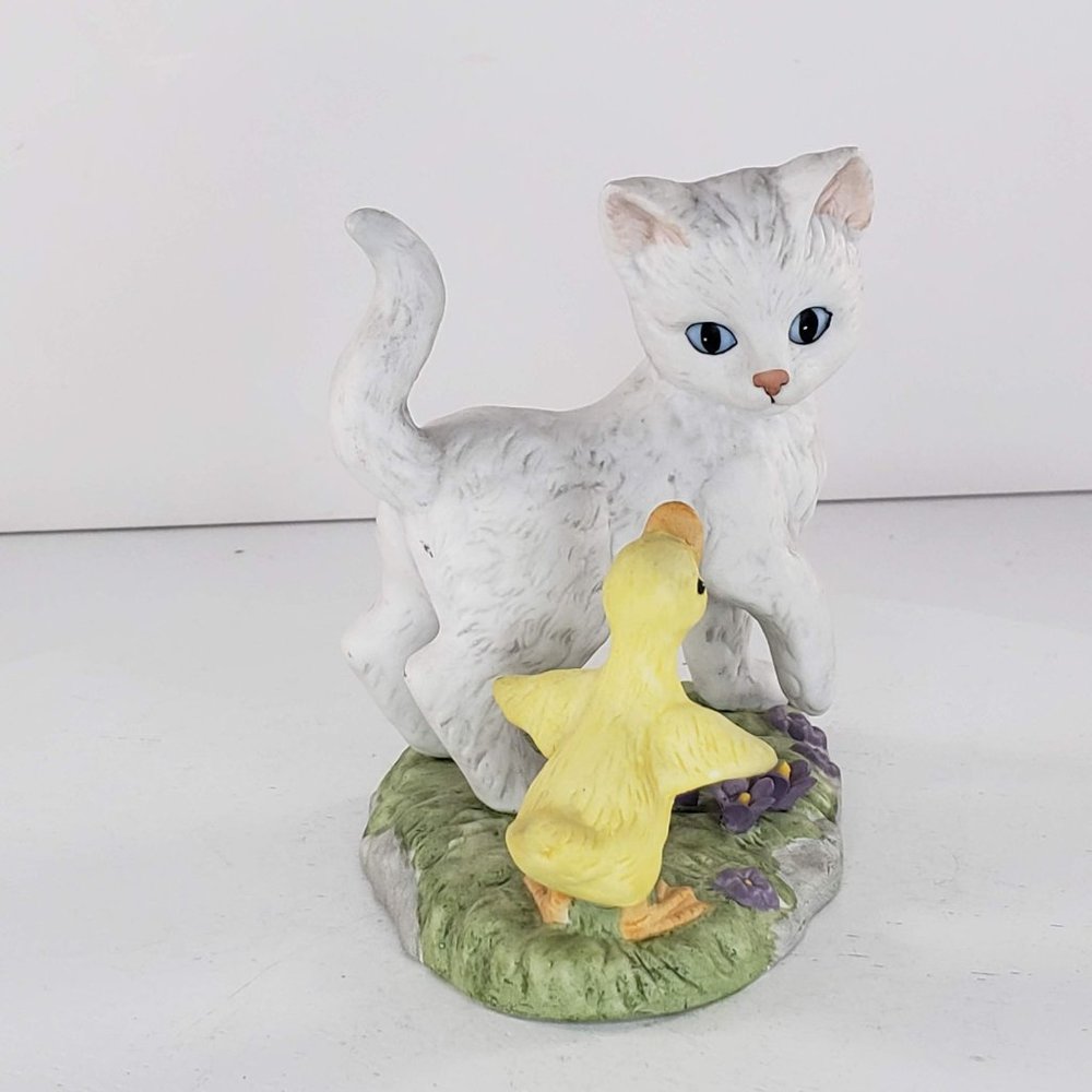 Danbury Mint MBI Too Close For Comfort Cat Figurine 1992 Vintage - Picture 5 of 6